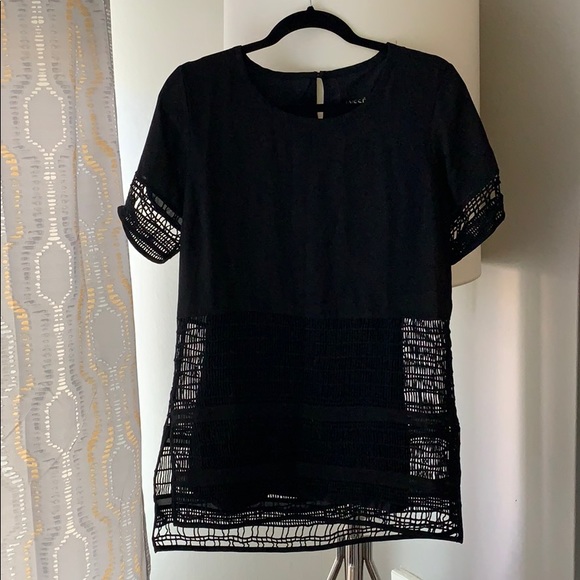 Lysse Black Short Sleeve Blouse - Picture 1 of 1